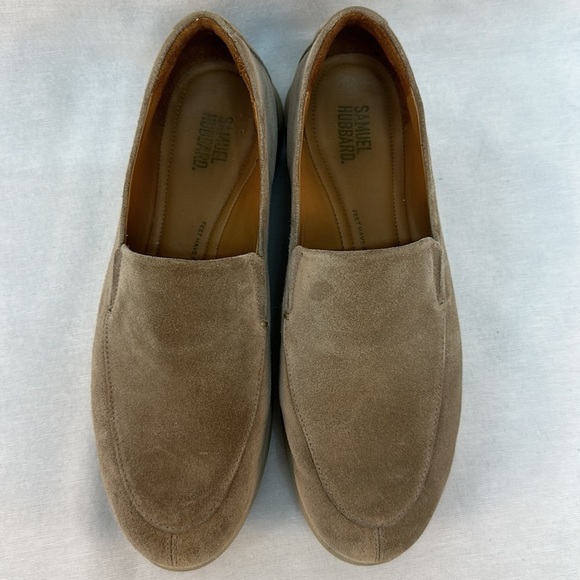 Samuel Hubbard Freedom First Taupe Suede Shoes 9 - Picture 5 of 9